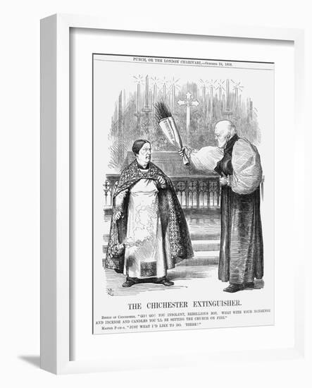 The Chichester Extinguisher, 1868-John Tenniel-Framed Giclee Print