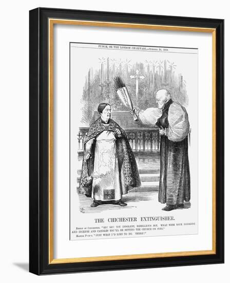 The Chichester Extinguisher, 1868-John Tenniel-Framed Giclee Print