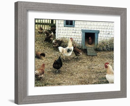 The Chicken Coop-Kevin Dodds-Framed Giclee Print