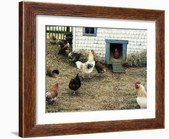 The Chicken Coop-Kevin Dodds-Framed Giclee Print