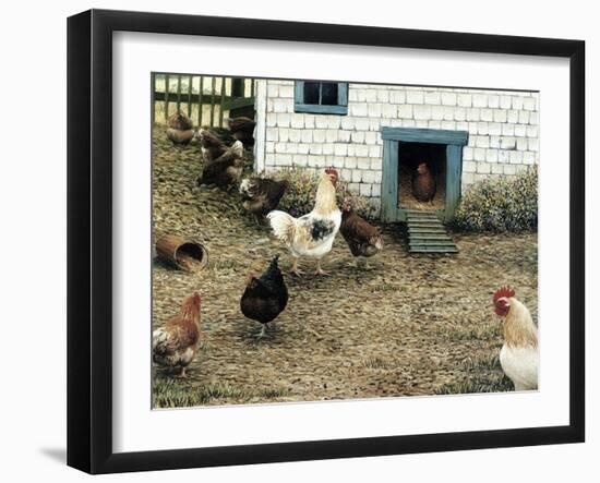 The Chicken Coop-Kevin Dodds-Framed Giclee Print