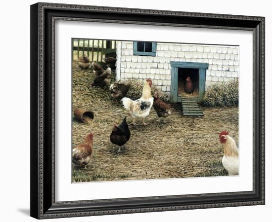 The Chicken Coop-Kevin Dodds-Framed Giclee Print