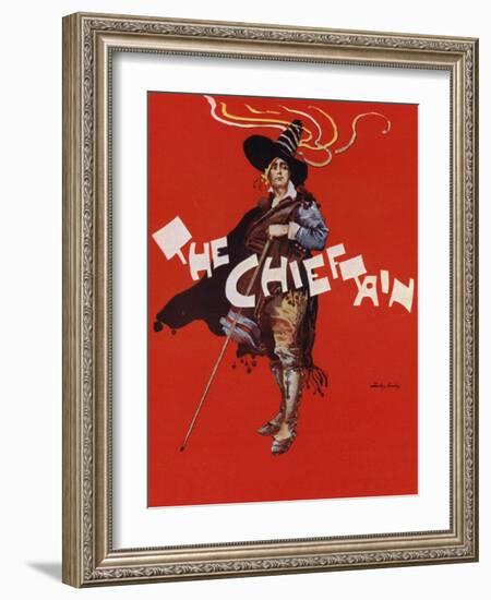 The Chieftain, Design for a Theatre Poster Produced for the D'oyly Carte Theatre Company, 1894 (Col-Dudley Hardy-Framed Giclee Print