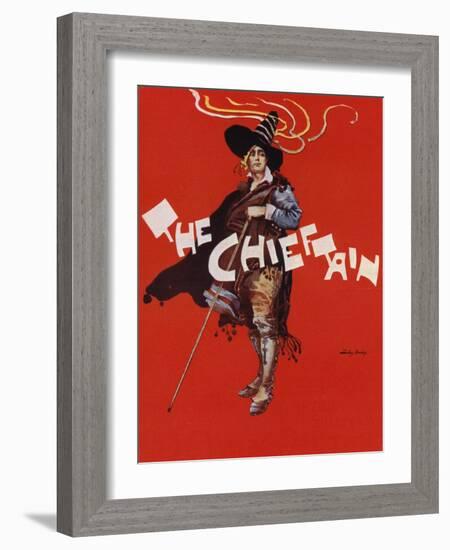 The Chieftain, Design for a Theatre Poster Produced for the D'oyly Carte Theatre Company, 1894 (Col-Dudley Hardy-Framed Giclee Print