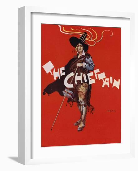 The Chieftain, Design for a Theatre Poster Produced for the D'oyly Carte Theatre Company, 1894 (Col-Dudley Hardy-Framed Giclee Print