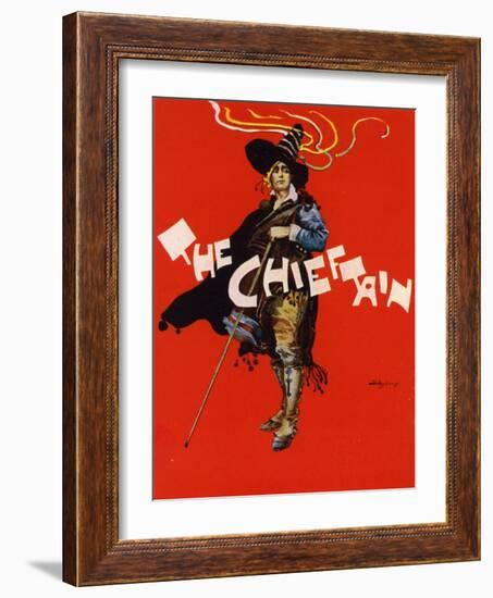 The Chieftain; Poster Design for the Savoy Theatre, London (Colour Litho)-Dudley Hardy-Framed Giclee Print