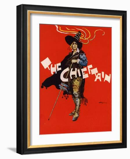 The Chieftain; Poster Design for the Savoy Theatre, London (Colour Litho)-Dudley Hardy-Framed Giclee Print