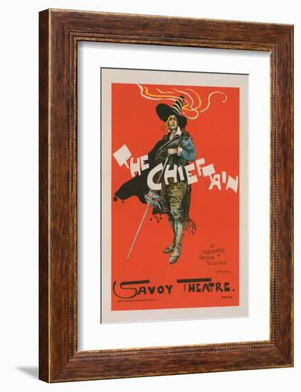 The Chieftain - Savoy Theatre-Dudley Hardy-Framed Art Print