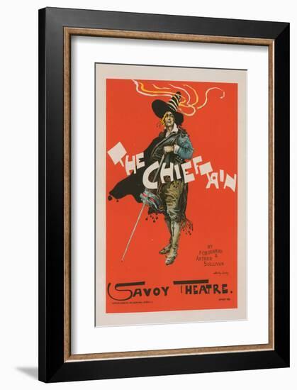 The Chieftain - Savoy Theatre-Dudley Hardy-Framed Art Print