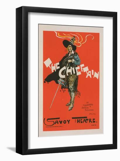 The Chieftain - Savoy Theatre-Dudley Hardy-Framed Art Print