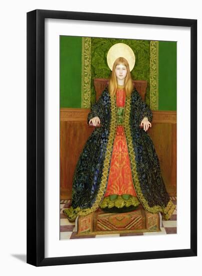 The Child Enthroned, circa 1894-Thomas Cooper Gotch-Framed Giclee Print