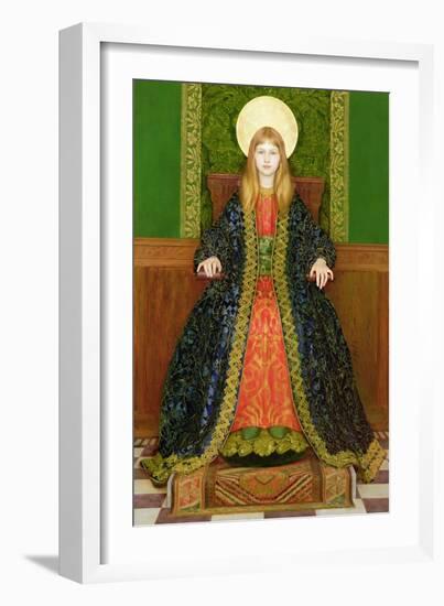 The Child Enthroned, circa 1894-Thomas Cooper Gotch-Framed Giclee Print