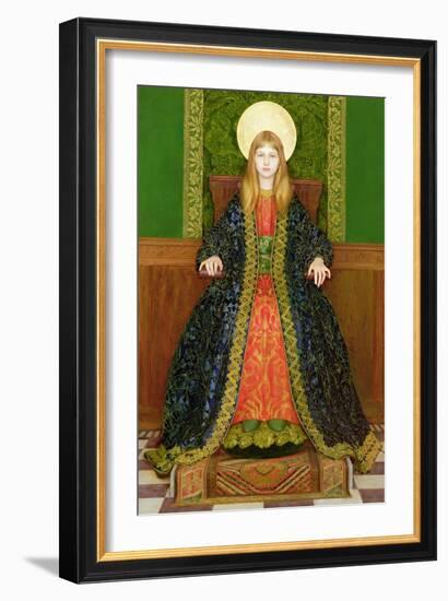 The Child Enthroned, circa 1894-Thomas Cooper Gotch-Framed Giclee Print