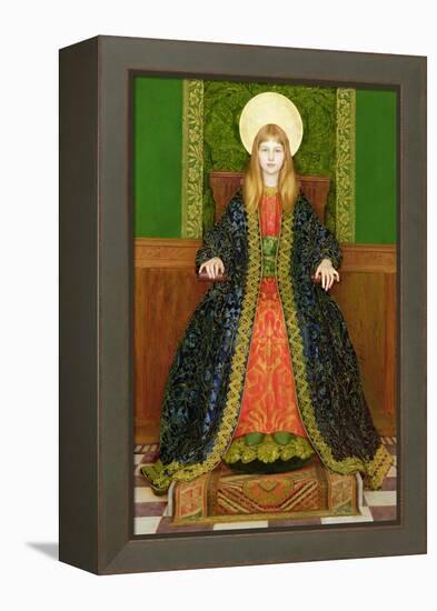 The Child Enthroned, circa 1894-Thomas Cooper Gotch-Framed Premier Image Canvas