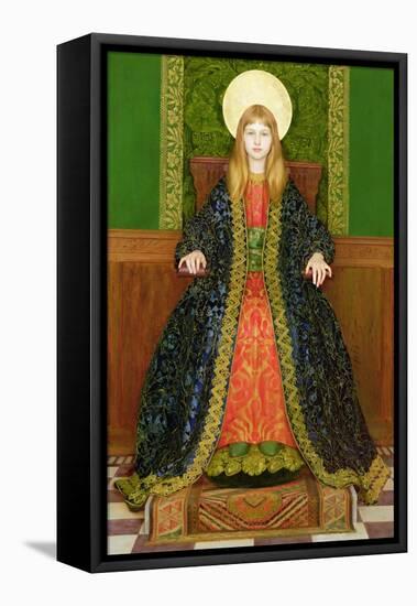 The Child Enthroned, circa 1894-Thomas Cooper Gotch-Framed Premier Image Canvas