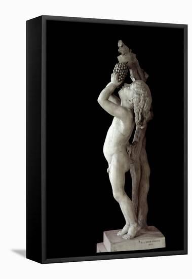 The Child Has the Cluster Marble Sculpture by Pierre Jean David Dit David D'angers (1788-1856) 1845-Pierre Jean David d'Angers-Framed Premier Image Canvas