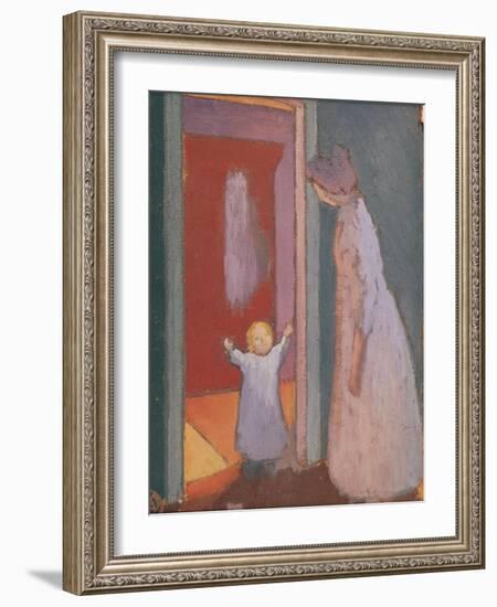 The Child in the Doorway, 1897-Maurice Denis-Framed Giclee Print