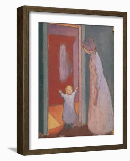 The Child in the Doorway, 1897-Maurice Denis-Framed Giclee Print