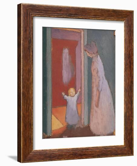 The Child in the Doorway, 1897-Maurice Denis-Framed Giclee Print