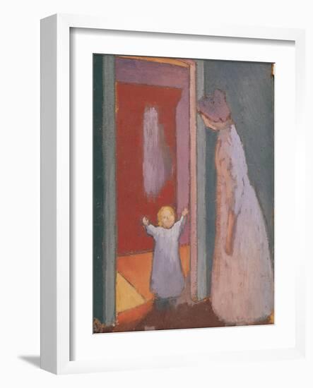 The Child in the Doorway, 1897-Maurice Denis-Framed Giclee Print