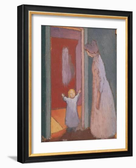 The Child in the Doorway, 1897-Maurice Denis-Framed Giclee Print