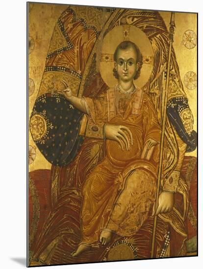 The Child Jesus, Detail from the Panel of Santa Maria De Flumine, 13th Century-null-Mounted Giclee Print