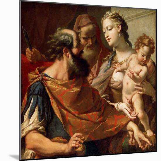 The Child Moses Trampling on the Pharaoh's Crown, C1685-C1687-Sebastiano Ricci-Mounted Giclee Print