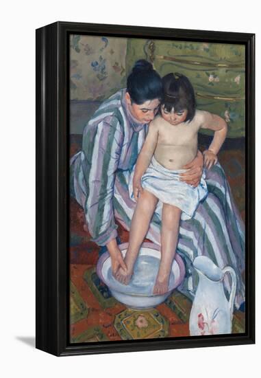 The Child's Bath by Mary Cassatt-Mary Cassatt-Framed Premier Image Canvas