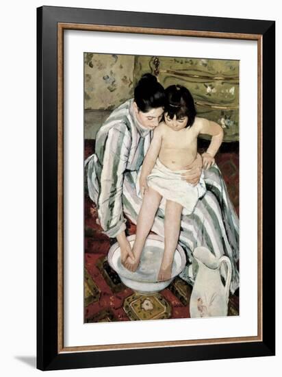 The Child's Bath-Mary Cassatt-Framed Art Print