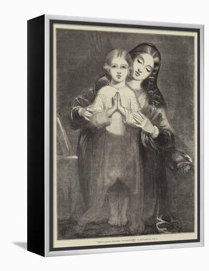 The Child's Prayer-Richard Redgrave-Framed Premier Image Canvas