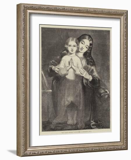 The Child's Prayer-Richard Redgrave-Framed Giclee Print