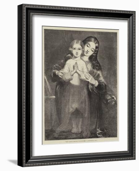 The Child's Prayer-Richard Redgrave-Framed Giclee Print