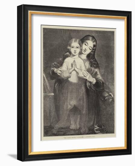 The Child's Prayer-Richard Redgrave-Framed Giclee Print