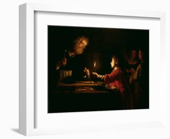 The Childhood of Christ, circa 1620-Gerrit van Honthorst-Framed Giclee Print