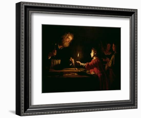 The Childhood of Christ, circa 1620-Gerrit van Honthorst-Framed Giclee Print