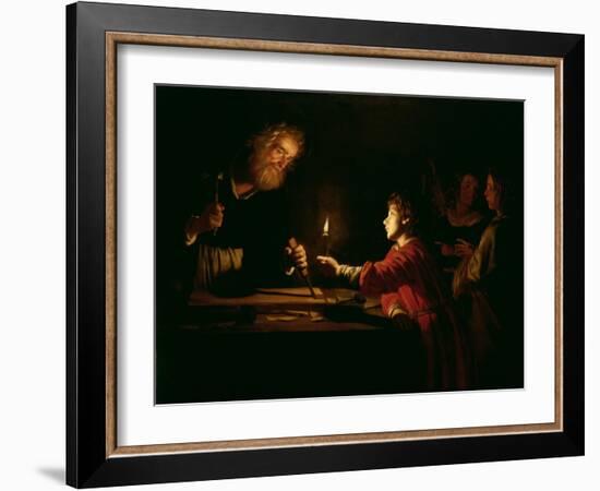 The Childhood of Christ, circa 1620-Gerrit van Honthorst-Framed Giclee Print