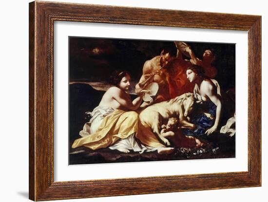 The Childhood of Jupiter, C.1702-14-Carlo Cignani-Framed Giclee Print