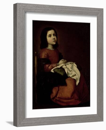 The Childhood of the Virgin, c.1660-Francisco de Zurbarán-Framed Giclee Print