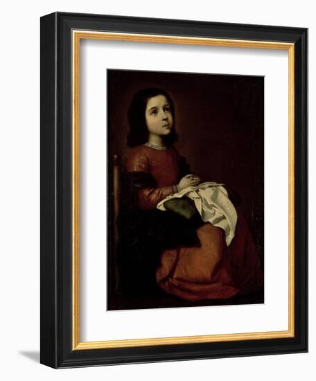 The Childhood of the Virgin, c.1660-Francisco de Zurbarán-Framed Giclee Print