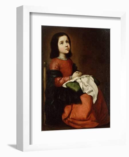 The Childhood of the Virgin, C1660-Francisco de Zurbarán-Framed Giclee Print