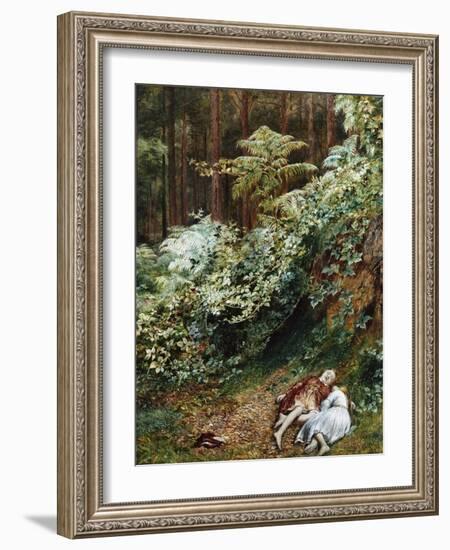 The Children in the Wood, Morning-Richard Redgrave-Framed Giclee Print