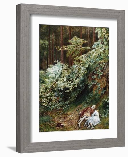 The Children in the Wood, Morning-Richard Redgrave-Framed Giclee Print