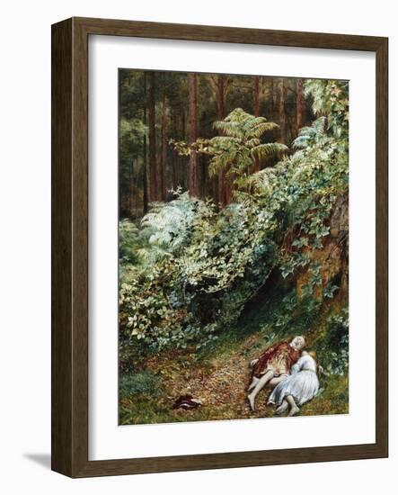 The Children in the Wood, Morning-Richard Redgrave-Framed Giclee Print