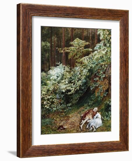 The Children in the Wood, Morning-Richard Redgrave-Framed Giclee Print