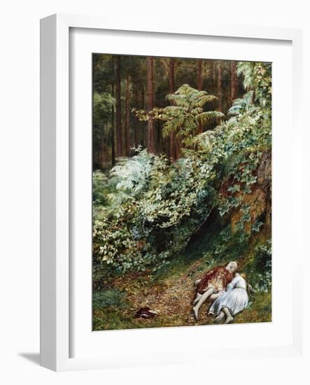 The Children in the Wood, Morning-Richard Redgrave-Framed Giclee Print