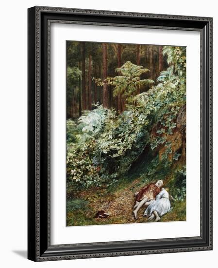 The Children in the Wood, Morning-Richard Redgrave-Framed Giclee Print