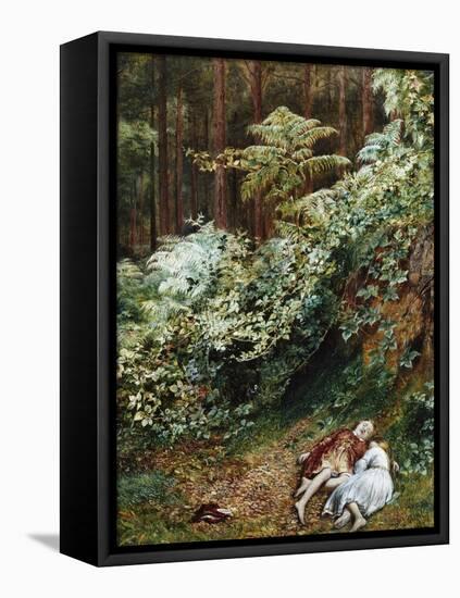The Children in the Wood, Morning-Richard Redgrave-Framed Premier Image Canvas