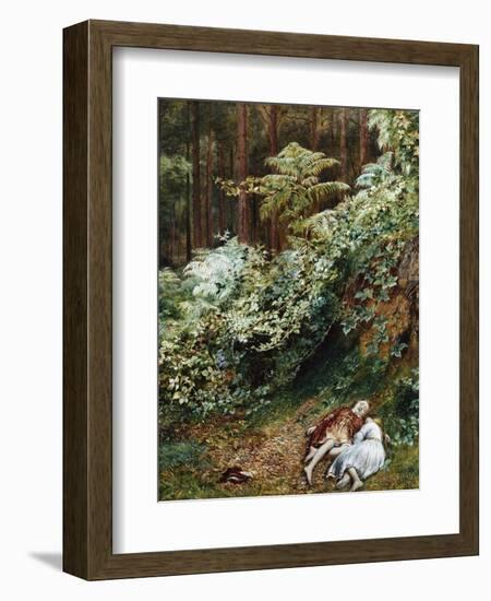 The Children in the Wood, Morning-Richard Redgrave-Framed Giclee Print
