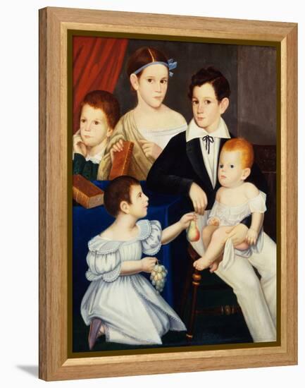 The Children of Dr Elias Ogden, Natchez, Mississippi-American-Framed Premier Image Canvas