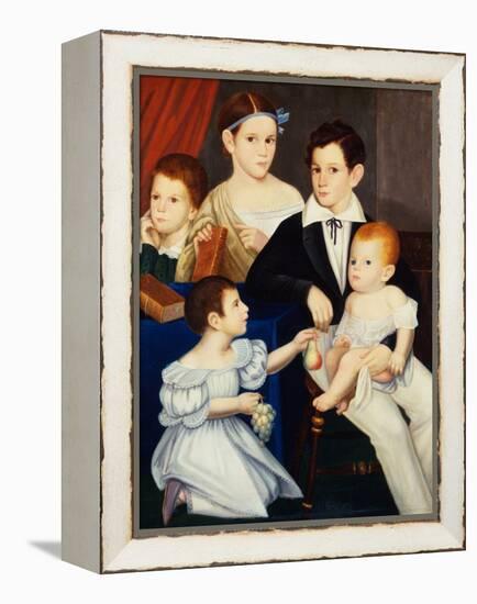 The Children of Dr Elias Ogden, Natchez, Mississippi-American-Framed Premier Image Canvas